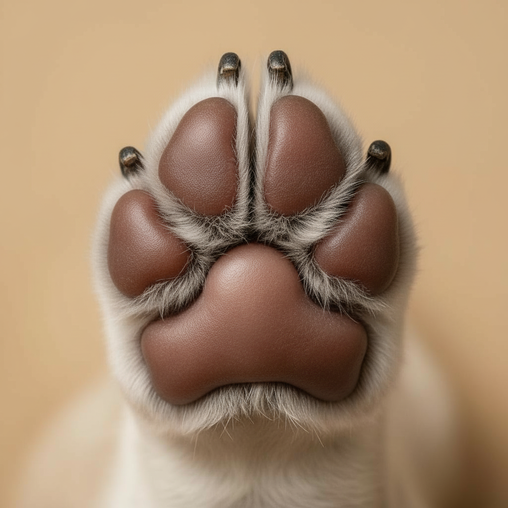 Healthy dog paw